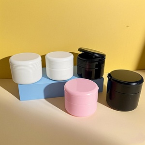 Wholesale 10g 20g 30g 50g 100g Yellow Pink White Lip Balm Scrub Container Empty PP Plastic Cosmetic <b>Eye</b> Face Cream Jar with Lid - Product Image 4