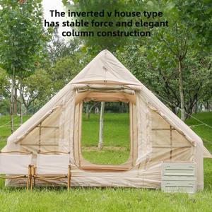 Inean nhiều người kích thước lớn bơm hơi gấp không khí ngoài trời không thấm nước Lều tuyết yurt lửa bông lĩnh vực glamping Disco - Product Image 4