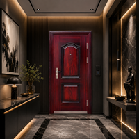 High Security Thickened Steel Plate Multi-lock System Soundproof Water Proof Wear-Resistant Anti-theft Door Security Door