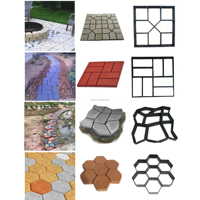 Moule hexagonal pour pavés de chemin, dalles de sol, blocs de ciment et briques de béton DIY