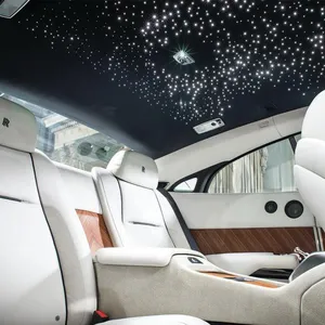 Rolls royce star lumières à fibres optiques pour étoile de plafond de toit de voiture
