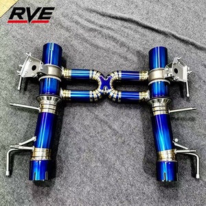 Sistema de Escape Catback RVEOne para <span class=keywords><strong>Ferrari</strong></span> F8 2020 en Adelante, <span class=keywords><strong>V8</strong></span> 3.9t, Sistema de Escape Catback Valvetronic OEM - Product Image 4