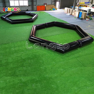 Barrière Gonflable Hexagonale en PVC Durable pour Piste <span class=keywords><strong>de</strong></span> Karting et <span class=keywords><strong>Jeu</strong></span> <span class=keywords><strong>de</strong></span> Bumper Ball - Product Image 1