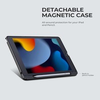 Nouvel étui clavier mécanique magnétique pour tablette iPad 9e génération avec pavé tactile multipoint USB Type-C, rétroéclairage RVB et support pour stylet