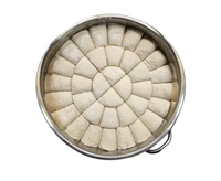 Diviseur de pâte volumétrique en acier inoxydable 304, précision 1g, 40 pièces/heure, économie d'énergie, déverrouillage manuel, compatible avec la pâte à pizza et à pain