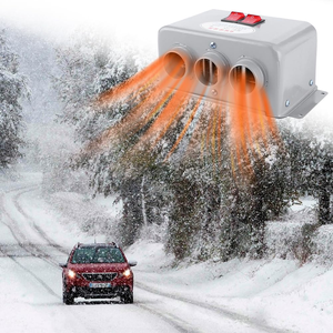 <b>Portable</b> 800W <b>Electric</b> Heating Fan 12V 24V Car <b>Heater</b> Windshield Defogging Demister Defroster for Cars Trucks Boats - Product Image 4