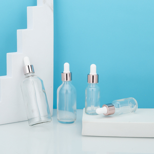 Tùy chỉnh 5ml/10ml/<span class=keywords><strong>15ml</strong></span>/20ml/30ml/50ml/60ml/100ml Rỗng tóc dầu chai thủy tinh với nắp vàng cho chăm sóc da - Product Image 4