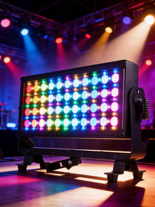 ไฟเมทริกซ์ LED RGBW 44x10W IP65 DMX512 สำหรับตกแต่งเมือง โครงสร้างอะลูมิเนียม - Product Image 2