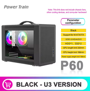 Gamer-X ARGB Steel Mid <span class=keywords><strong>Tower</strong></span> PC <span class=keywords><strong>Case</strong></span> para juegos de escritorio/<span class=keywords><strong>Mini</strong></span>-<span class=keywords><strong>ITX</strong></span> Support 240MM Radiador 325MM GPU Support en Stock - Product Image 6