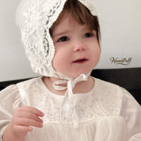 Ensemble 2 pièces élégant en tissu mélange de Lyocell pour bébés filles, tenue formelle d'été avec bretelles spaghetti et dentelle, idéal pour baptême et mariage