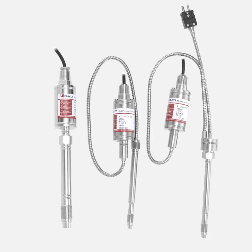 4-20mA 0-10V उच्च तापमान दबाव ट्रांसमीटर सेंसर पिघल दबाव transducer के लिए रबर प्लास्टिक extruder