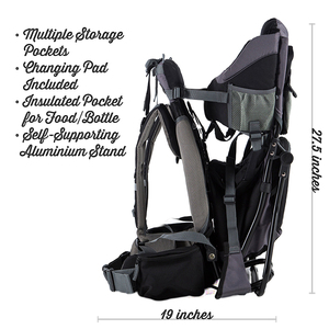 Sac à dos pour bébé de qualité supérieure sac de transport pour bébé léger et durable sac à dos pour la randonnée avec les enfants - Product Image 3