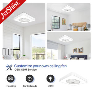 Ventilateur de plafond 3 en 1, caisse abs pour chambre à coucher, installation facile, avec lames cachés - Product Image 4