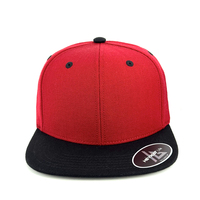 Casquette en laine personnalisée à visière plate, 6 panneaux structurés, fermeture snapback, mélange de laine, vente en gros, logo brodé 3D, hiver, unisexe