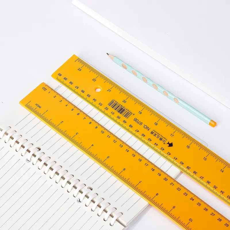 60cm straight ruler plastic scale ruler professional teaching tools maesuring ruler school stationary