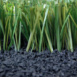 Màu xanh lá cây tháp độ đàn hồi tốt và mạnh mẽ thấm nước đen tái chế SBR hạt cao su cho infill cỏ nhân tạo - Product Image 4