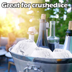 Moule à glaçons extra large personnalisé en silicone, moule à blocs de glace sans BPA, <span class=keywords><strong>bac</strong></span> à glaçons en silicone extra large - Product Image 3