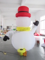 Mini bonhomme de neige gonflable décoration de Noël d'intérieur
