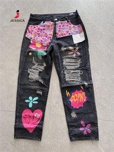 O8685-Primavera 2026 Ropa de Mujer, Jeans Desgastados, Jeans Rotos, Ropa Urbana - Product Image 4
