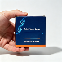 Étiquettes personnalisées 3ml 2 pièces en vinyle PVC, autocollant résistant à la chaleur, respirant, impression de logo personnalisé pour emballage de flacons, insert blister