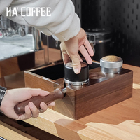 Breville – moulin à café rond en aluminium, métal inoxydable, Espresso multifonction, 4 en 1, boîte à frapper