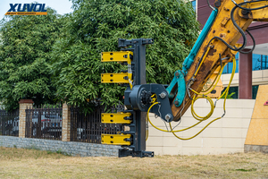 Pince de poteau électrique robuste XVDG 150C pour excavatrices 13T 15T, capacité de 3 tonnes, système de rotation <span class=keywords><strong>rapide</strong></span>, rotation auto-bloquante du moteur - Product Image 4