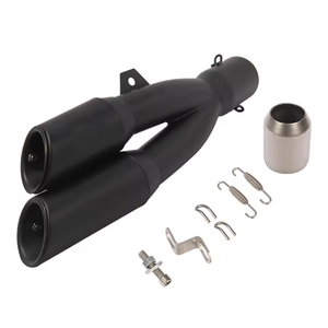 <span class=keywords><strong>Tubo</strong></span> <span class=keywords><strong>de</strong></span> <span class=keywords><strong>Escape</strong></span> <span class=keywords><strong>Doble</strong></span> Modificado para Motocicleta, Silenciador Universal para Motocicleta - Product Image 5