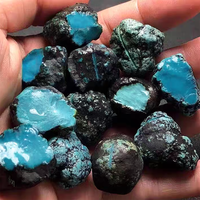 Semi-optimisation en gros de haute qualité Hubei Turquoise pour le traitement des bijoux bijoux Turquoise gravés