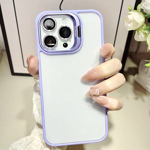 Роскошный прозрачный чехол-подставка для телефона с магнитным креплением и держателем для объектива для iPhone 17 Pro 16 15 14 13 12 11 - Product Image 5