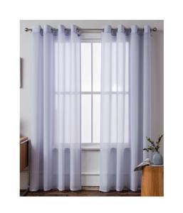Produttore stile europeo <span class=keywords><strong>tenda</strong></span> trasparente bella morbida <span class=keywords><strong>lilla</strong></span> tessuto puro tende di Tulle per il soggiorno - Product Image 1