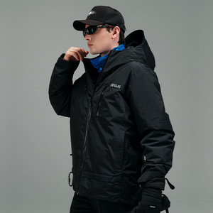 Chaqueta de Plumón para Hombre RVVR, 3 Capas, 95% Plumón de Ganso, 700 Fill Power, Impermeable, Resistente al Viento, para Invierno y Actividades al Aire Libre, Color Negro - Product Image 4