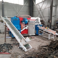 Machine de granulation de fil de cuivre recyclé, séparateur de cuivre et de plastique de type sec, prix direct usine