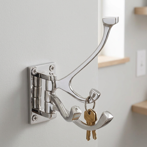 AK Brass Three Hook Brass <b>Wall</b> Hanger Shining Metal <b>Towel</b> Hook Kitchen <b>Wall</b> <b>Mounted</b> Hook Home Decor - Product Image 3