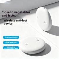 Mini traceur GPS étanche en plastique avec indice de protection IP67, suivi en temps réel sans fil pour animaux de compagnie et bagages (Android/iOS)