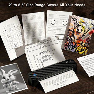 Impresora Térmica de Recibos Portátil OEM HZTZ de 8 Pulgadas, Mini Impresora Inteligente A4 de 203dpi sin Tinta, Conectividad Inalámbrica Móvil, Compatible con IOS y Android, para Imprimir Etiquetas - Product Image 5
