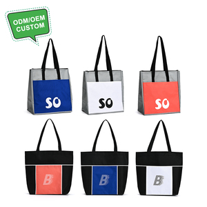 Sac fourre-tout en polyester en forme de seau, tissu rembourré doux, sangle réglable pour les marchés des agriculteurs, les bazars locaux, sac fourre-tout tendance et pratique - Product Image 2