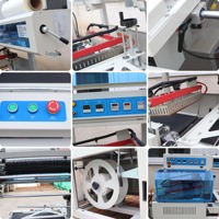 Machine d'emballage sous film rétractable automatique électrique efficace pour aliments, boissons, plateaux d'œufs et de fruits, emballage sous film et feuille, économie d'énergie
