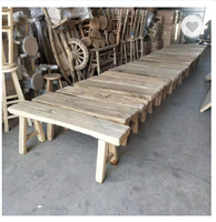 Table de console en bois naturel rustique chinois, table de console de salon Antique