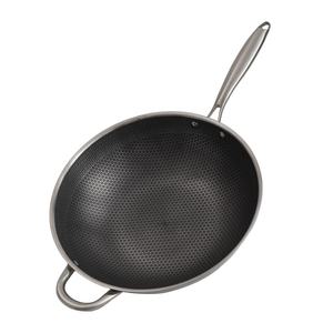 Poêle à frire en nid d'abeille antiadhésive de <span class=keywords><strong>32</strong></span> <span class=keywords><strong>cm</strong></span> pour table de cuisson à <span class=keywords><strong>induction</strong></span> Poêle antiadhésive à gaz - Product Image 1