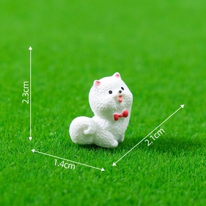 Miniature Landscape Cute Golden Retriever Pomeranian Puppy Resin Painted DIY Garden Decoration Hanging Ornaments - Product Image 6