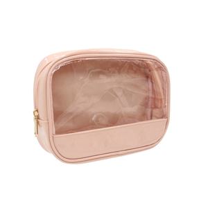 Pequeña bolsa de cosméticos transparente con cremallera bolsa de cremallera redonda para exteriores - Product Image 5