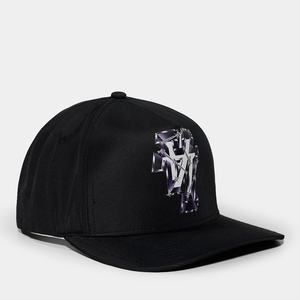 Casquettes Snapback personnalisées OEM à 5 panneaux avec logo sérigraphié, mélange nylon/coton, broderie structurée, visière incurvée - Product Image 5
