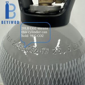 2.5L-20L DOT3AL Bouteille de réservoir de bouteille de <span class=keywords><strong>CO2</strong></span> en aluminium pour l'approvisionnement en gaz de boisson - Product Image 6