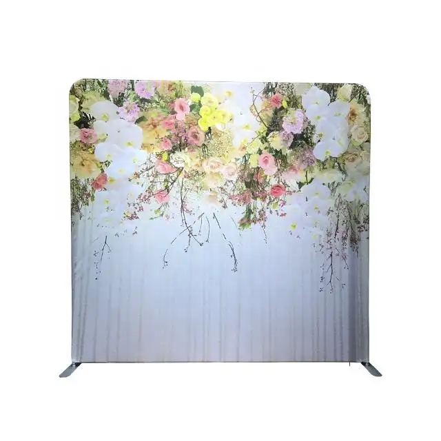 Wholesale Promotion Trade Show Tension Fabric Wall Exhibition Portable Booth big size Tension Fabric Display Backdrop Banner