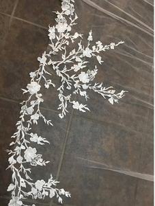 थोक कारखाने ने शादी के 2022 के लिए लंबे पर्दे के साथ शादी की - Product Image 2