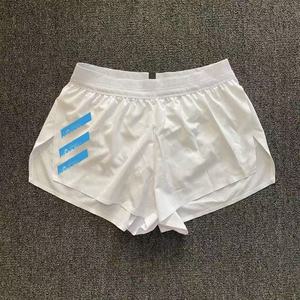 Pantalon d'entraînement de course à pied pour <span class=keywords><strong>homme</strong></span> Marathon professionnel à ouverture latérale doublé Short chaud respirant à séchage rapide - Product Image 3