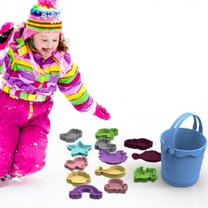 Pala de Nieve de Silicona de Grado Alimenticio, Juguete Interactivo para Padres e Hijos, Regalo de Navidad, para Edades de 0 a 24 Meses, Malla - Product Image 1