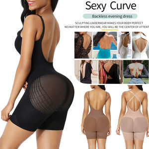 HEXIN Nouvelle conception de vêtements de compression sans couture à taille haute pour femmes, contrôle du ventre, rehausseur de fesses, gaine de corps complète - Product Image 5