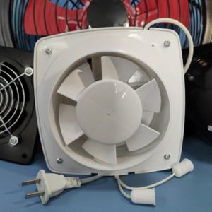 Ventilateur <span class=keywords><strong>d</strong></span>'extraction électrique OEM/ODM avec logo personnalisé, blanc, pour salle de bain, moteur en cuivre, mural, en plastique, pour cuisine - Product Image 6