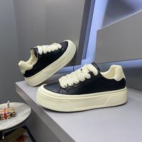 Nouvelle collection de baskets décontractées pour hommes, style urbain, à semelle épaisse, à lacets, confortables, élégantes et polyvalentes, rehaussantes